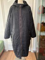 ZOEY diepzwarte doorgestikte jas L/XLmet rits en capuchon, Zwart, Maat 46/48 (XL) of groter, Ophalen of Verzenden, ZOEY