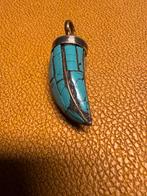 Tibetaanse hanger goudkleurig 4cm, Overige materialen, Overige voorstellingen, Nieuw, Ophalen of Verzenden