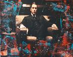 The Godfather- Michael Corleone- Mixed Media- Canvasdoek, Nieuw, Schilderij, 75 cm of meer