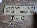 Antiek Werkspoor Amsterdam Bord 1940, Ophalen