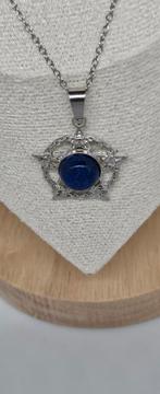 Lapis Lazuli Ketting - Wijsheid & Intuïtie, Sieraden, Tassen en Uiterlijk, Kettingen, Blauw, Nieuw, Ophalen of Verzenden, Steen of Mineraal