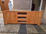 Teakhouten TV-meubel / Dressoir - 200cm, Huis en Inrichting, Kasten | Buffetkasten, Ophalen, Minder dan 50 cm, Gebruikt, Met deur(en)
