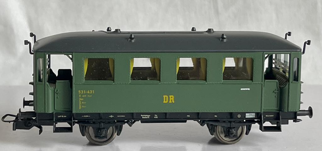 Piko 5/6514/010: Rijtuig 3e klas van de Windbergbahn DR, Gelijkstroom, Wagon, Zo goed als nieuw, Piko