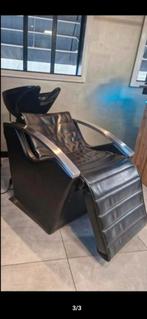 Wasunit shampoo bed met massage, Huis en Inrichting, Stoelen, Ophalen, Gebruikt, Zwart, Eén