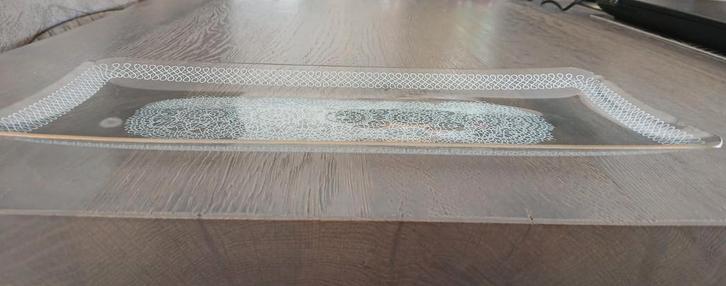 Glazen cakeschaal vintage, Huis en Inrichting, Keuken | Keukenelementen, Zo goed als nieuw, Minder dan 100 cm, 50 tot 100 cm, 25 tot 50 cm