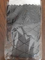 zwarte hold ups met apart ruit dessin 1 maat, Verzenden, Nieuw, Zwart