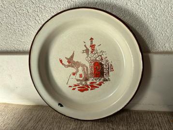 Emaille Hans en Grietje bord beschikbaar voor biedingen