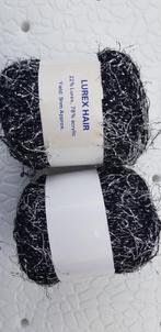 2 bollen wol, lurex hair, kijk naar de draad, Hobby en Vrije tijd, Breien en Haken, Ophalen of Verzenden, Nieuw, Breien of Haken
