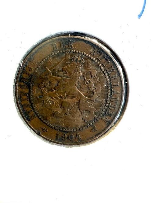 2.5 cent 1904, Postzegels en Munten, Munten | Nederland, Overige waardes, Koningin Wilhelmina, Ophalen of Verzenden