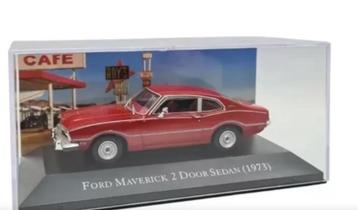Ford Mavrick 2 doors sedan '73 schaal1/43 American cars # 25 beschikbaar voor biedingen