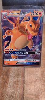 De pokemon kaart charizard gx, Ophalen of Verzenden, Zo goed als nieuw, Losse kaart