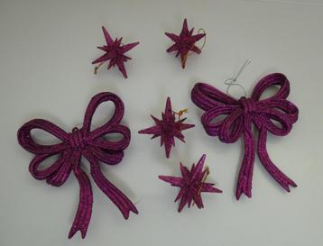 kerstboomversiering paars beschikbaar voor biedingen