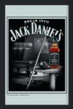 Jack Daniels pool tafel reclame spiegel wanddeco decoratie
