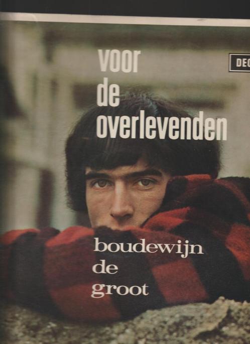 BOUDEWIJN  DE  GROOT  --  VOOR  DE  OVERLEVENDEN, Cd's en Dvd's, Vinyl | Nederlandstalig, Zo goed als nieuw, Levenslied of Smartlap
