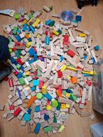 Heel veel houten blokken, Kinderen en Baby's, Speelgoed | Bouwstenen, Ophalen