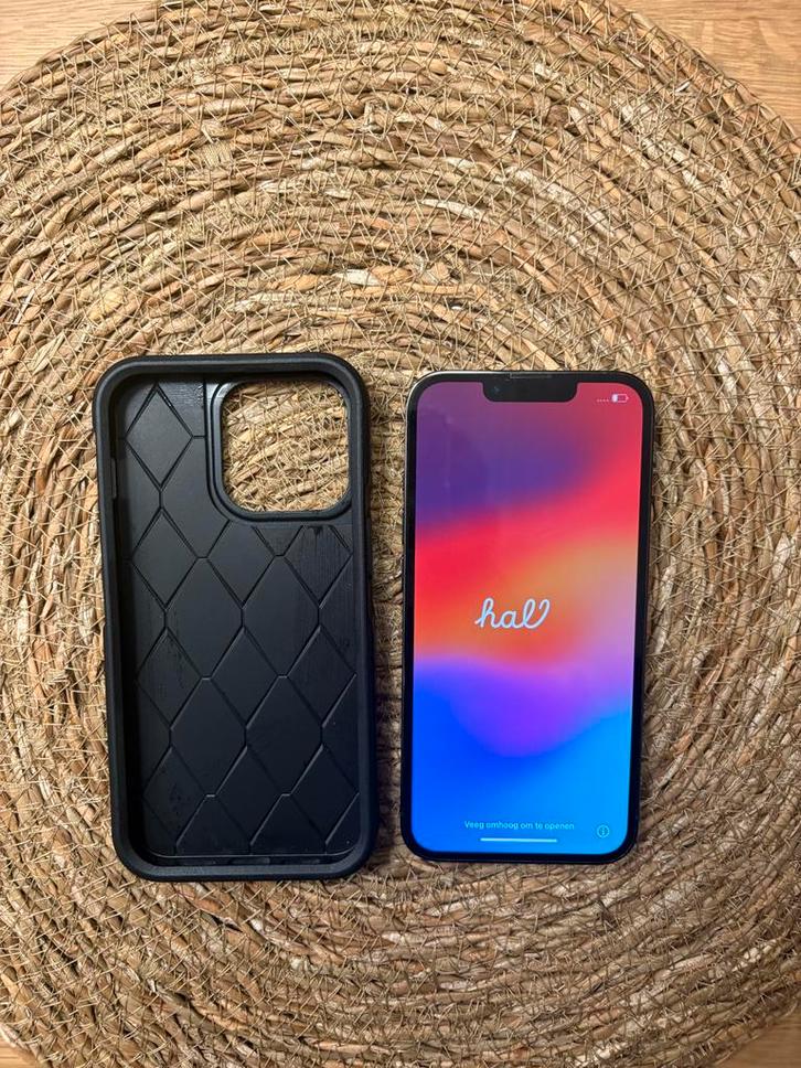 Iphone 13 Pro groen + Robuuste Case, Telecommunicatie, Mobiele telefoons | Apple iPhone, Gebruikt, 128 GB, Zonder abonnement, Zonder simlock