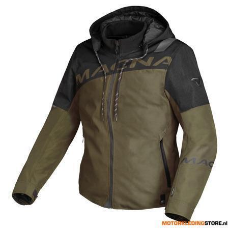 Macna Racoon Dames Motorjas, Groen-Zwart, Motoren, Kleding | Motorkleding, Nieuw met kaartje, Ophalen of Verzenden