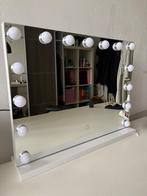 Bright Beauty Hollywood Spiegel met LED verlichting, Huis en Inrichting, Woonaccessoires | Spiegels, Gebruikt, Ophalen of Verzenden