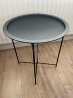 Zwart Ikea bijzettafel, 45 tot 60 cm, Minder dan 55 cm, Rond, Ophalen of Verzenden