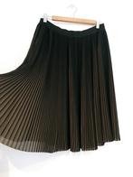 Gestuz – plooirok maat 38 – khaki/zwart, Kleding | Dames, Rokken, Maat 38/40 (M), Verzenden, Zwart, Gestuz