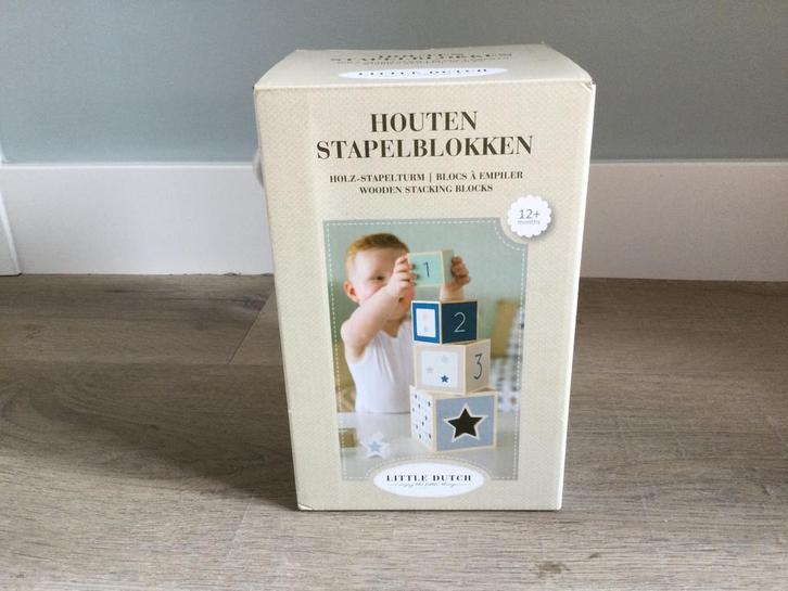 Little dutch stapelblokken vormenstoof, Kinderen en Baby's, Speelgoed | Houten speelgoed, Gebruikt, Ophalen