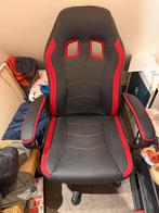 Gaming Bureaustoel - Zwart/Rood, Huis en Inrichting, Bureaustoelen, Gebruikt, Zwart, Ophalen of Verzenden, Gaming bureaustoel