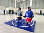 Nieuw: Batman en Superman Sumo worstelen pakken met mat, Ophalen of Verzenden, Nieuw, Feestartikel, Overige