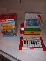 Lot Fischer Price speelgoed Kassa Piano Blokkendoos, Ophalen of Verzenden