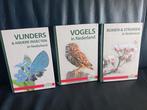 Postcodeloterij natuurgidsen vlinders, vogels en bomen, Boeken, Natuur, Vogels, Zo goed als nieuw, Ophalen