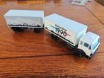 NZG Modelle Mercedes vrachtwagen + aanhanger Rotterdam 1990, Ophalen of Verzenden, Zo goed als nieuw, Bus of Vrachtwagen, NZG