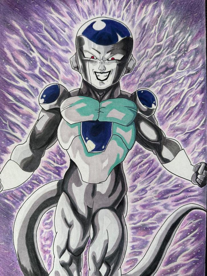 Black Frieza, Antiek en Kunst, Kunst | Tekeningen en Foto's, Ophalen of Verzenden