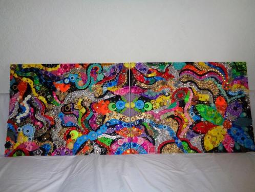 Wandecoratie Rariteiten 160 x 60 cm Nr LSW 1, Antiek en Kunst, Kunst | Schilderijen | Abstract, Ophalen