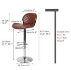 Barstoelen, Huis en Inrichting, 2 krukken, Ophalen, Nieuw, 60 tot 90 cm