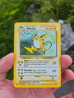 Raichu 14/102 holo base, Hobby en Vrije tijd, Ophalen of Verzenden, Zo goed als nieuw, Losse kaart