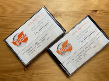 VPRO publieksservice cassettes o.a. De Wereldreis 1981 beschikbaar voor biedingen
