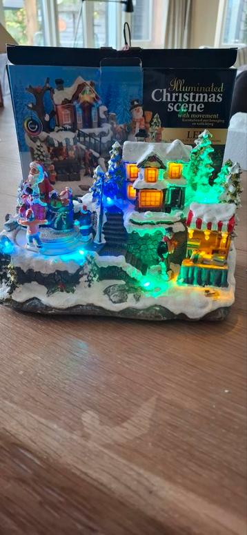 Kerstfafereel met licht en beweging beschikbaar voor biedingen