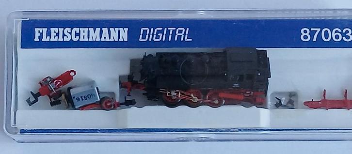 Fleischmann digitale loc 64 355 defect., Hobby en Vrije tijd, Modeltreinen | N-Spoor, Zo goed als nieuw, Locomotief, Gelijkstroom