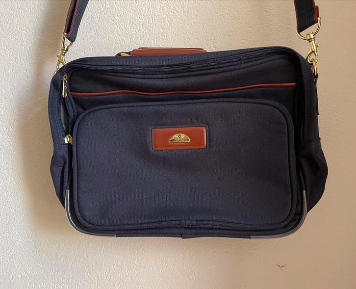 Originele Samsonite tas laptop schoudertas laptoptas tassen, Sieraden, Tassen en Uiterlijk, Tassen | Schoudertassen, Ophalen of Verzenden