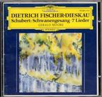 Schubert - Dieskau Moore Schwanengesang 7 lieder CD, Cd's en Dvd's, Orkest of Ballet, Gebruikt, Ophalen of Verzenden, Romantiek