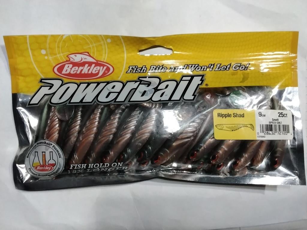 Berkley PowerBait Ripple Shad 9cm 25st, Ophalen of Verzenden, Nieuw, Overige typen