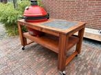 Kamado Classic II + buitenkeuken + nieuwe extra’s, Ophalen, Gebruikt, Houtskool, Kamado Joe