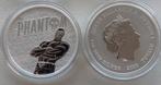 Zilveren 1 oz Marvel Series Phantom 2022, Ophalen of Verzenden, Losse munt, Zilver