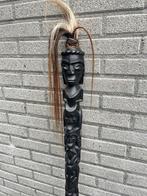 Sumatra, Batak, ceremoniele staf, tunggal malehat tribal art, Ophalen