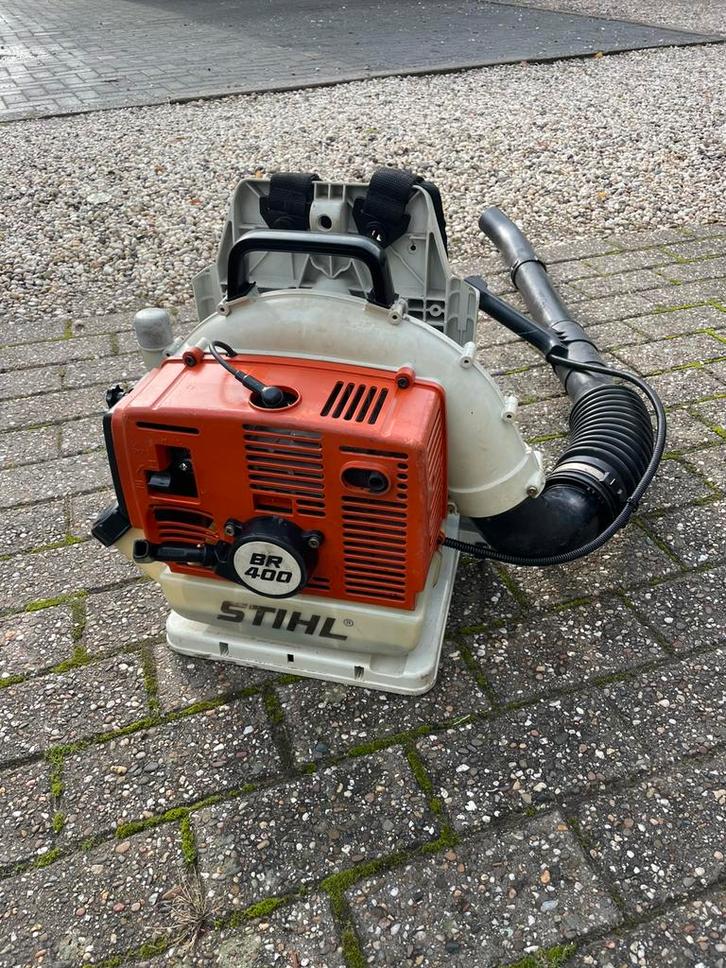 Bladblazer STIHL BR400, Tuin en Terras, Bladblazers, Zo goed als nieuw, Benzine, Ophalen