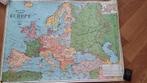 Poster/ landkaart Europa, Boeken, Atlassen en Landkaarten, Europa Overig, Ophalen of Verzenden, Zo goed als nieuw, 1800 tot 2000