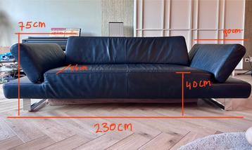 Top Bankstel en fauteuil w. Schillig model TABOO zwart beschikbaar voor biedingen