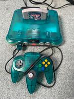 Nintendo64 Clear Blue + controller incl. Garantie, Nintendo, -, -, Ophalen of Verzenden