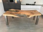 Eettafel boomstam 210 x 110, Huis en Inrichting, Tafels | Eettafels, Ophalen, Rechthoekig, 200 cm of meer, 100 tot 150 cm