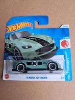 Hot Wheels '15 Mazda MX-5 Miata groen nieuw in verpakking, Hobby en Vrije tijd, Modelauto's | Overige schalen, Ophalen of Verzenden