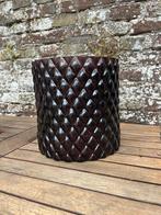 Grote glazen vaas van PTMD, paars, Overige kleuren, Ophalen of Verzenden, Minder dan 50 cm, Glas
